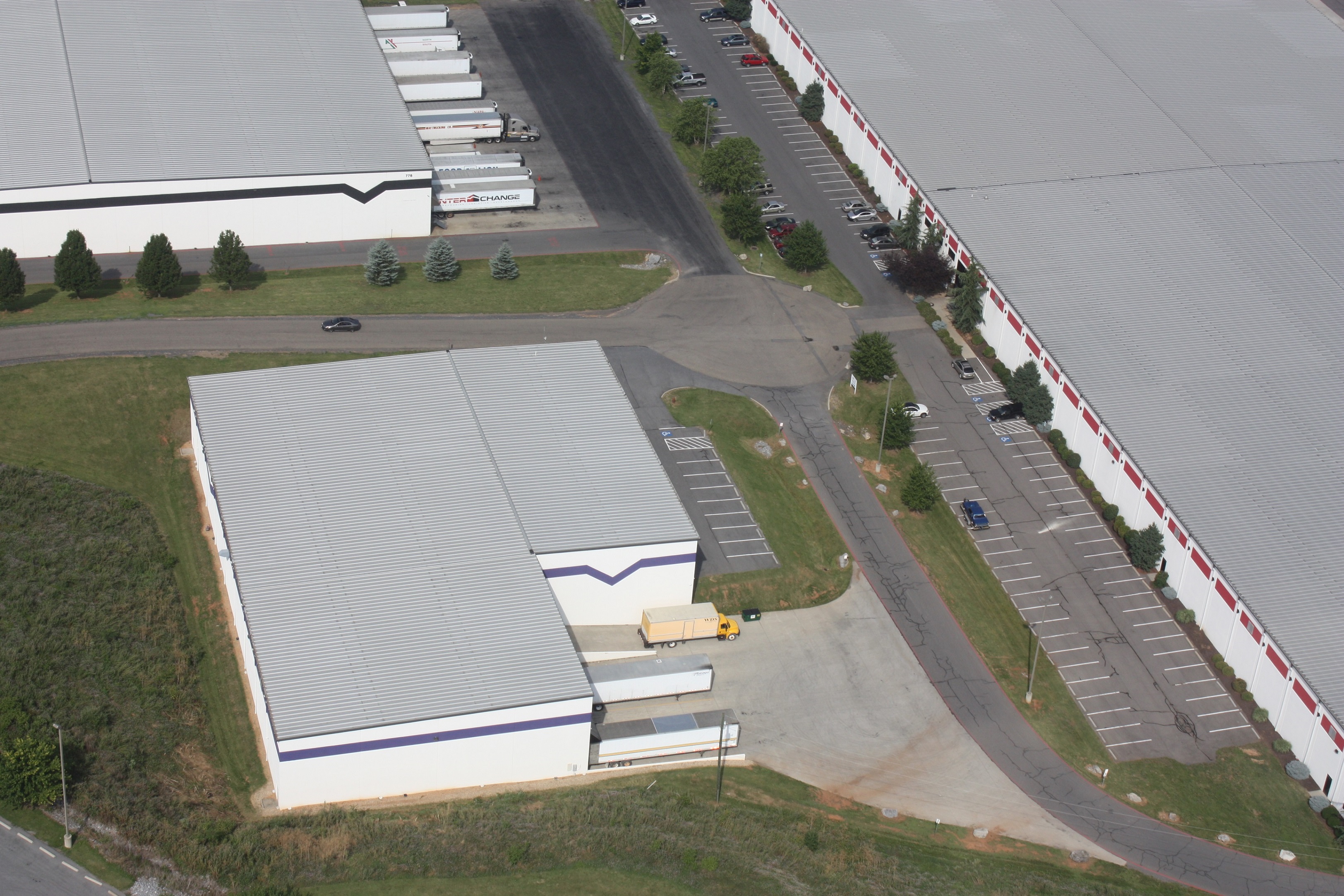 Shenandoah Valley Warehouse - Main Campus - Purple Stripe Aerial