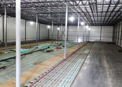 InterChange Group Cold Storage construction update February 2019 interior