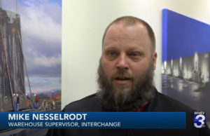 mike nesselrodt interchange warehouse supervisor on WHSV