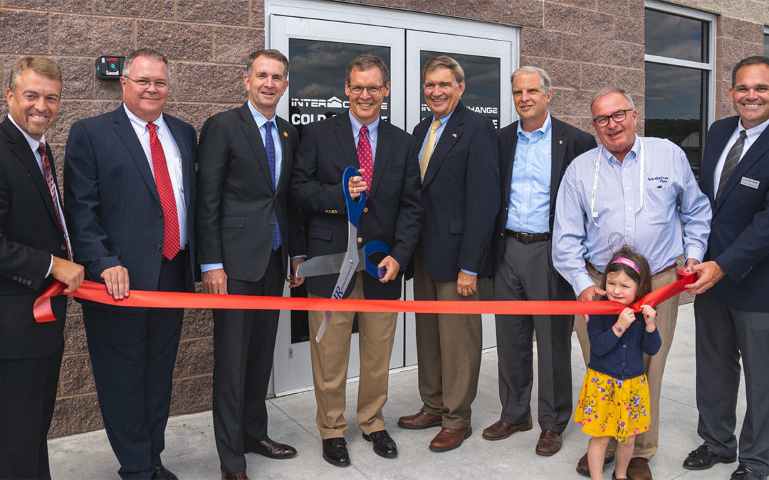 InterChange Group Cold Storage refrigerated warehouse ribbon cutting