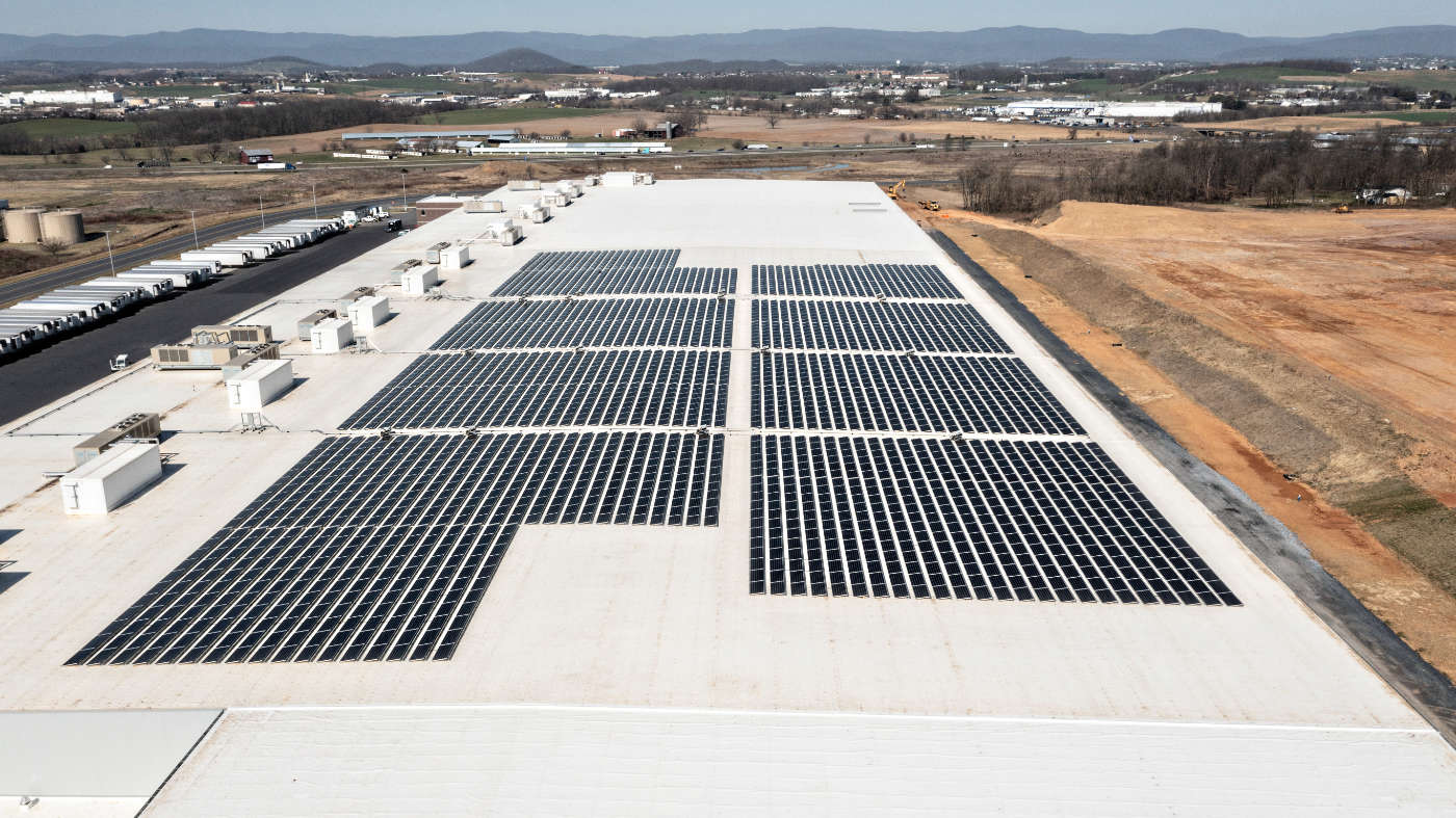Cold Storage Refigerated Warehouse solar array - InterChange Group