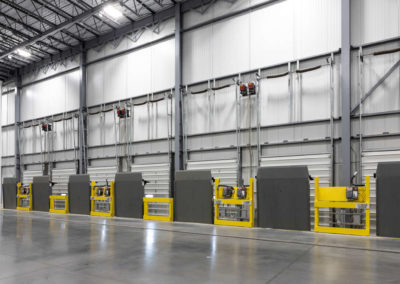 Cold Storage Refigerated Warehouse loading docks interior - InterChange Group